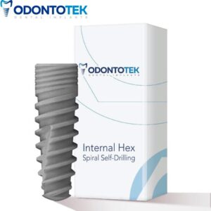 Alternative view of Implante dental Spiral-Tek Neo Implant + UCLA Base Cromo Cobalto