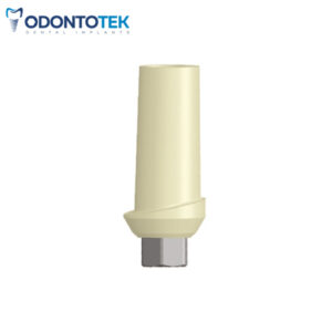 Pilar de Zirconio Recto base de Titanio Hexagonal - Hexágono Interno